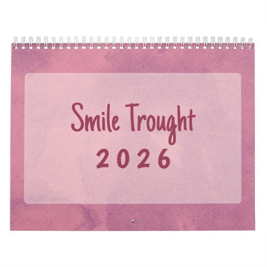 Soft Pastel Inspirational Art Calendar カレンダー (カバー)