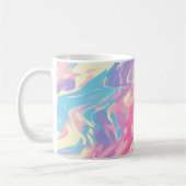 ✨ Soft Pastel Marble Design - Trendy & Smooth 🎨 コーヒーマグカップ (左)
