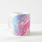 ✨ Soft Pastel Marble Design - Trendy & Smooth 🎨 コーヒーマグカップ (正面左)