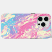 ✨ Soft Pastel Marble Design - Trendy & Smooth 🎨 Case-Mate iPhoneケース (裏面 (横))