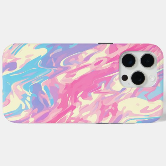 ✨ Soft Pastel Marble Design - Trendy & Smooth 🎨 Case-Mate iPhoneケース (裏面 (横))