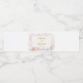 Soft Pastel Ocean Under the Sea Wedding Favors ペットボトルラベル (シングルラベル)