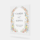 Soft Pastel Ornate Spring Garden  Cards and Gifts アクリルサイン (傾斜)
