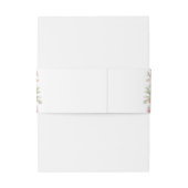 Soft Pastel Ornate Spring Garden Gold Wedding 招待状ベリーバンド (裏面例)