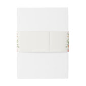 Soft Pastel Ornate Spring Garden Gold Wedding 招待状ベリーバンド (裏面例)