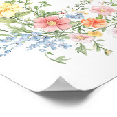 Soft Pastel Ornate Spring Rehearsal Dinner Welcome ポスター (角)