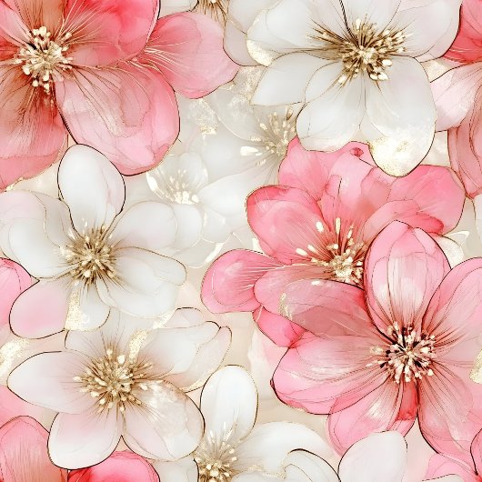 Soft Pastel Pink Gold Napkins Delicate Custom Name