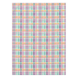 Soft Pastel Plaid  テーブルクロス