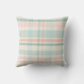 Soft Pastel Plaid one クッション (裏面)