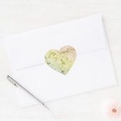 Soft Pastel Rainbow Hydrangea ハートシール (封筒)