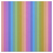 Soft Pastel Rainbow Vertical Stripes ファブリック (見本)