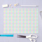 Soft Pastel Squares Pattern 薄葉紙 (クラフト)