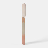 Soft Pastel Sunset Hills Minimal Abstract Landscap iPhoneケース (右側面)