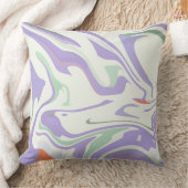 Soft Pastel Swirls クッション (ブランケット)
