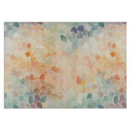 Soft Pastel Watercolor Abstract カッティングボード