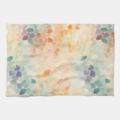 Soft Pastel Watercolor Abstract キッチンタオル (横)