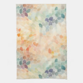 Soft Pastel Watercolor Abstract キッチンタオル (縦)