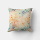 Soft Pastel Watercolor Abstract クッション (裏面)