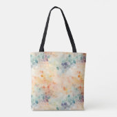 Soft Pastel Watercolor Abstract トートバッグ (裏面)