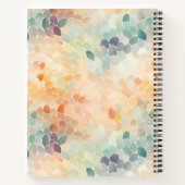 Soft Pastel Watercolor Abstract ノートブック (裏面)