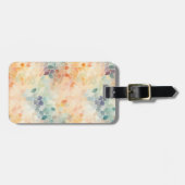 Soft Pastel Watercolor Abstract ラゲッジタグ (正面横)
