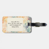 Soft Pastel Watercolor Abstract ラゲッジタグ (裏面横)