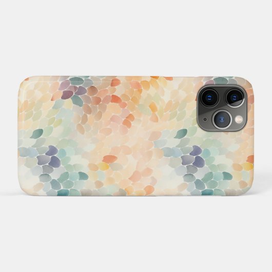 Soft Pastel Watercolor Abstract Case-Mate iPhoneケース (裏面(横))