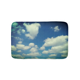 Soft patches of clouds バスマット