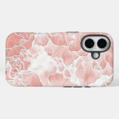 Soft Peach and Pink Flower Phone Cover Case-Mate iPhoneケース (裏面 (横))