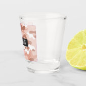 Soft Peach Camouflage Military Shot Glass ショットグラス (右)
