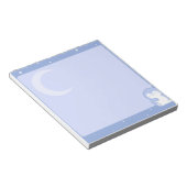 Soft Penguin Night Notepad | Calm Pastel Memo Pad ノートパッド (アングル)