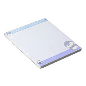 Soft Penguin Notepad | Cute Pastel Memo Pad ノートパッド (アングル)