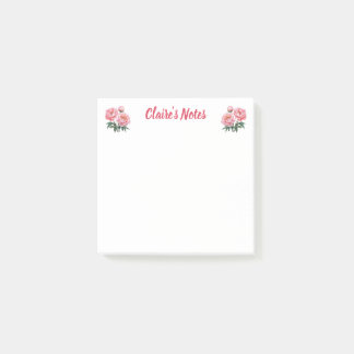 Soft Peony Floral Name ポストイット
