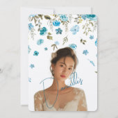 Soft Petal Rain Bridal Shower Invitation 招待状 (裏面)