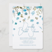 Soft Petal Rain Bridal Shower Invitation 招待状 (正面)
