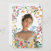 Soft Petal Rain Bridal Shower Invitation 招待状 (裏面)