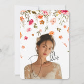 Soft Petal Rain Bridal Shower Invitation 招待状 (裏面)