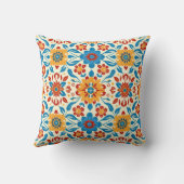 Soft Petal Whispers 16x16 Throw Pillow クッション (裏面)