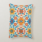 Soft Petal Whispers Accent Pillow アクセントクッション (裏面(縦))