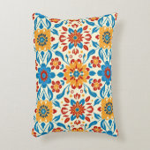 Soft Petal Whispers Accent Pillow アクセントクッション (正面(垂直))