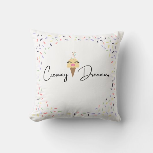 Soft Pillow Creamy Dreamies Sprinkles クッション (正面)