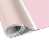 Soft Pink and Beige Vertical Stripe Pattern ラッピングペーパー (ロールコーナー)