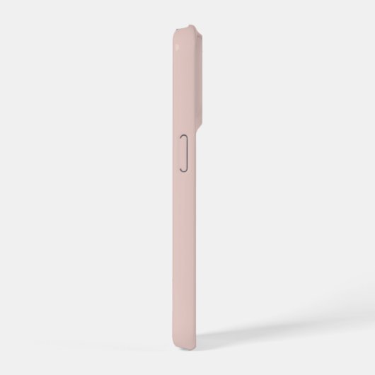 Soft Pink and Beige Vertical Stripe Pattern iPhoneケース (右側面)