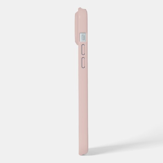 Soft Pink and Beige Vertical Stripe Pattern iPhoneケース (左側面)
