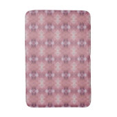 Soft pink and purple abstract M-size pattern バスマット (正面縦)