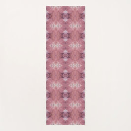 Soft pink and purple abstract pattern ヨガマット