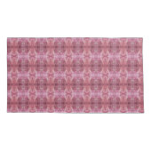 Soft pink and purple geometric S-size pattern 枕カバー (裏面)