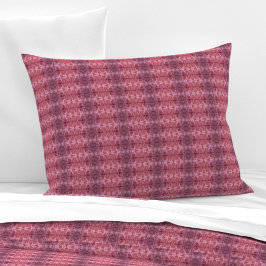 Soft pink and purple geometric S-size pattern 枕カバー
