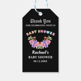 Soft Pink Baby Shower, Baby Girl Shower ギフトタグ