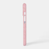 Soft Pink Bamboo Forest Phone Case iPhone 16ケース (左側面)